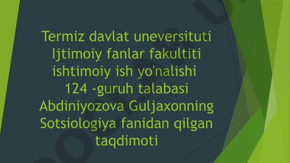 Sotsiologiyaning fan sifatida vujudga kelishi va taraqqiyoti asosiy bosqichlari
