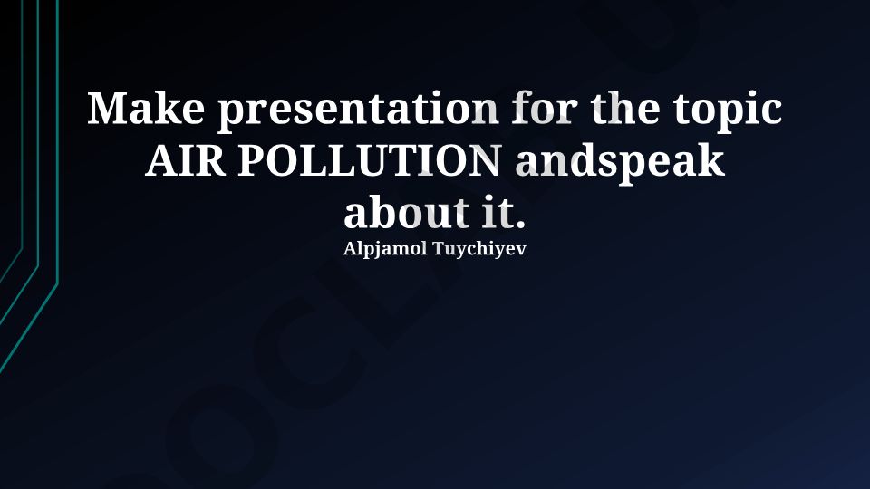 AIR POLLUTION