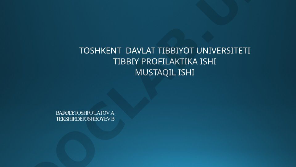 Qo'shinlar orasida epidemiyaga qarshi chora tadbirlar o'tkazish