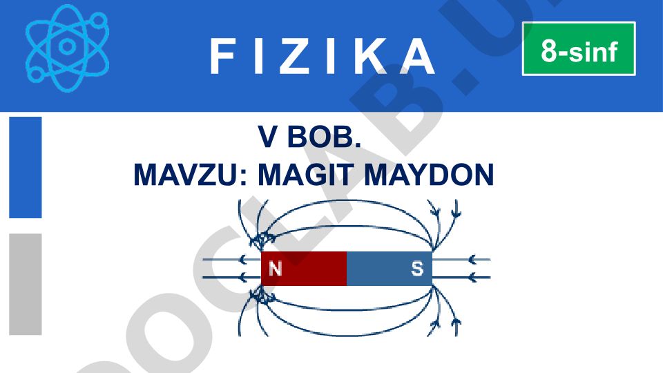 Magnit maydon va doimiy magnitlar