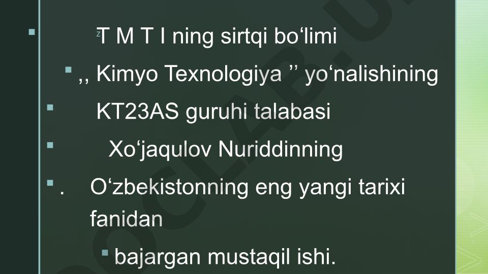 Oʻzbek davlatchiligining tarixiy bosqichlari