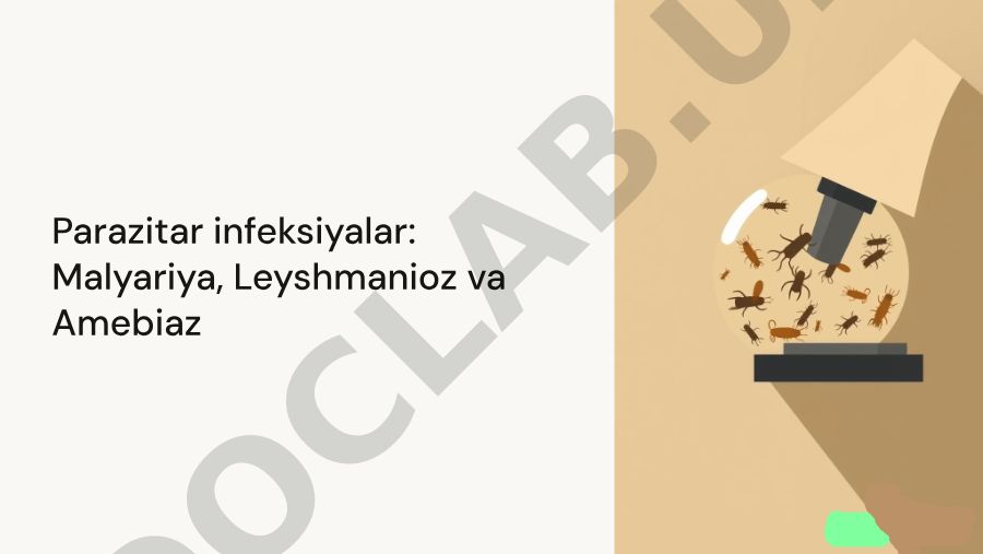 Parazitar infeksiyalar: Malyariya, Leyshmanioz va Amebiaz