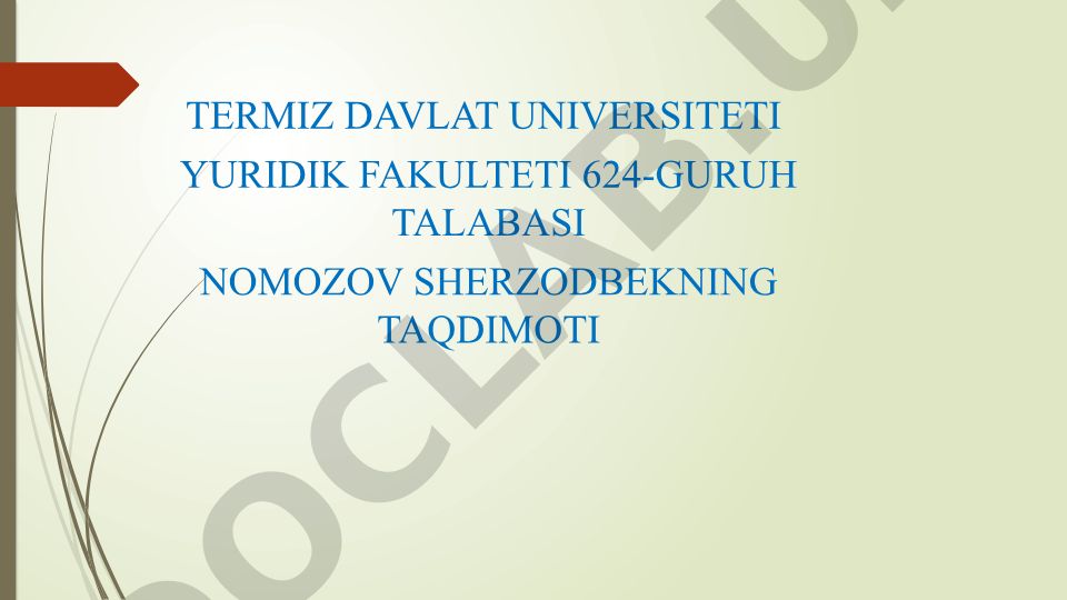 Tarjimai holning yozilish tartibi