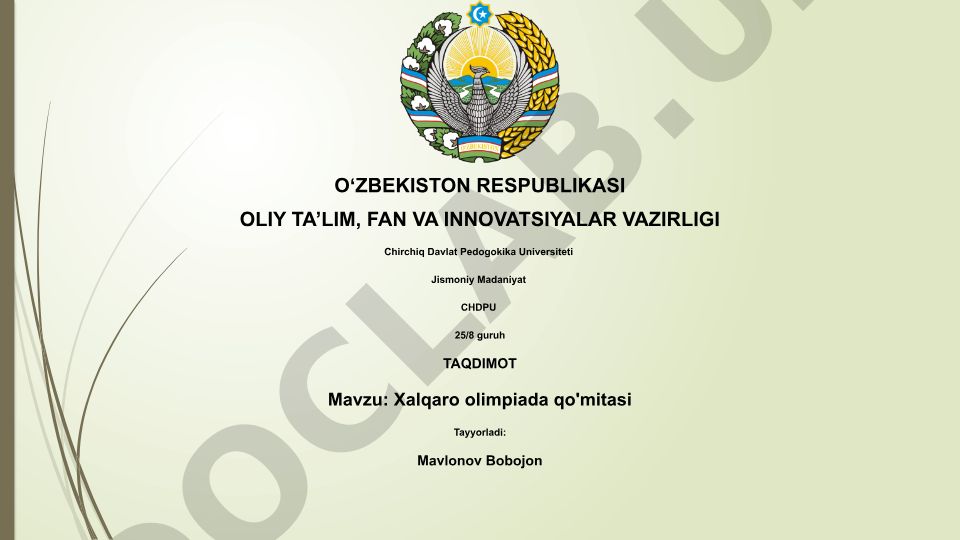 Xalqaro olimpiada qo'mitasi