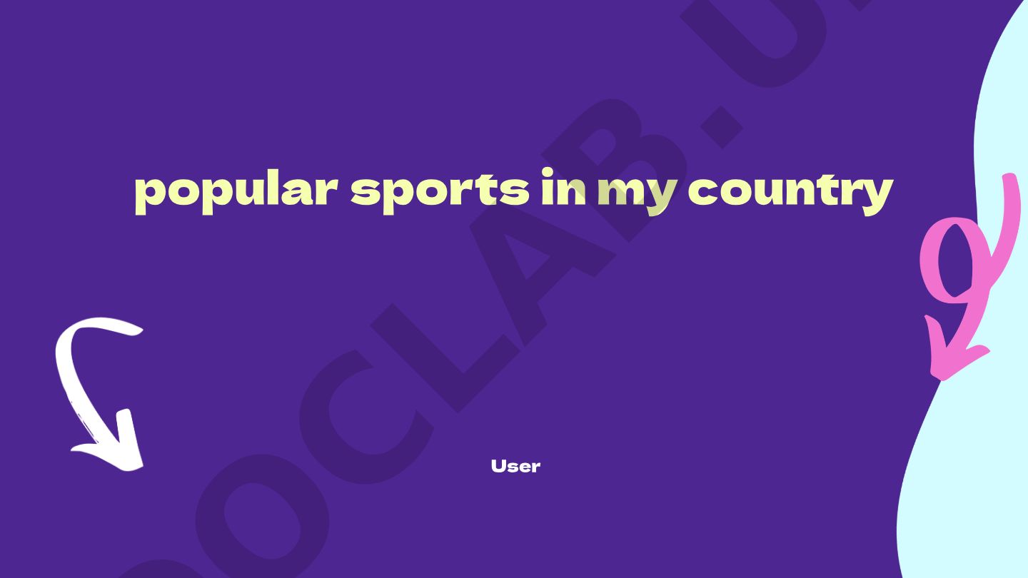 Popular Sports in My Country: Cultural Significance and Historical Evolution