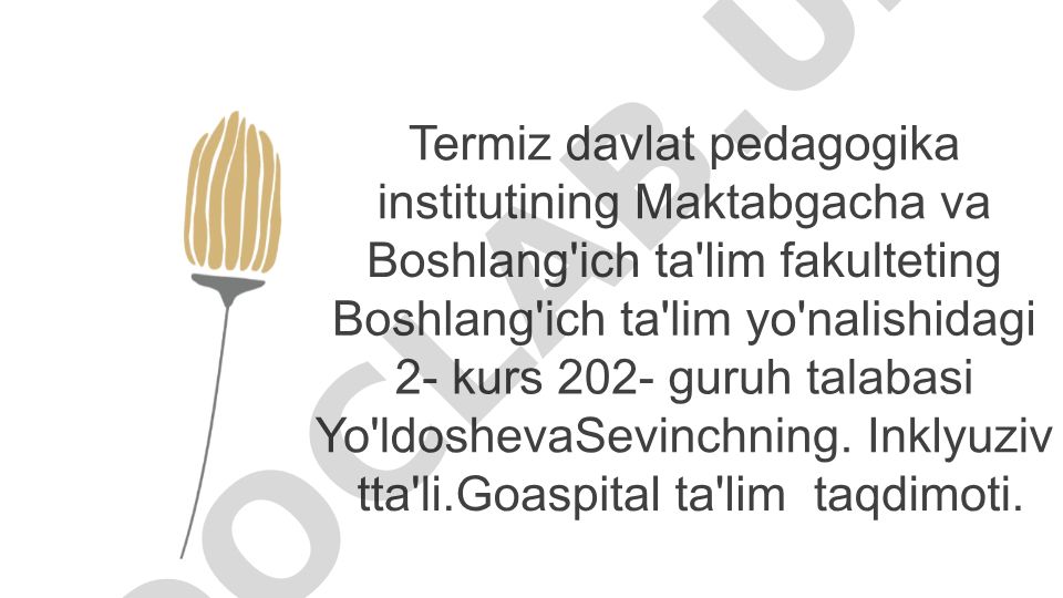 O'zbekistonda inklyuziv ta'limning meyoriy-huquqiy bazasini tahlil qilish