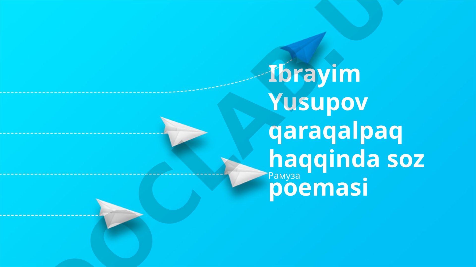 Ibrayim Yusupov shıǵarmalarında Qaraqalpaq xalqı obrazı
