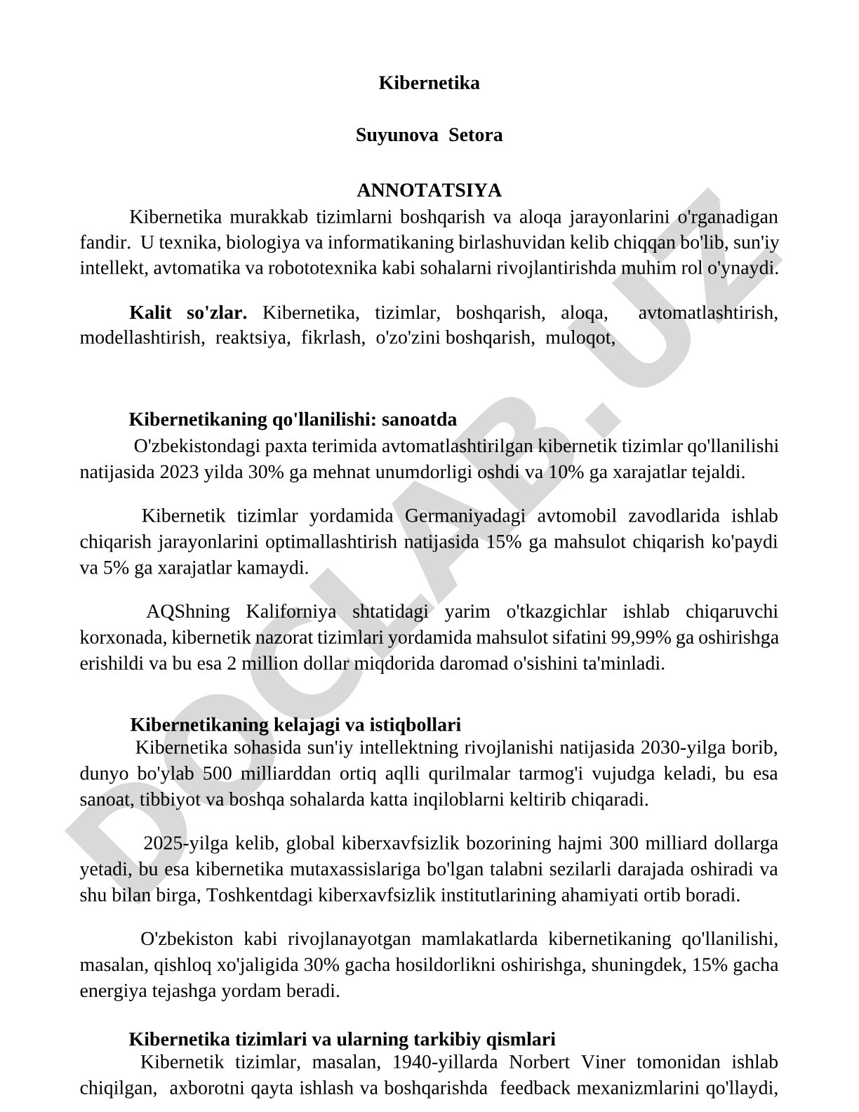 Kibernetika