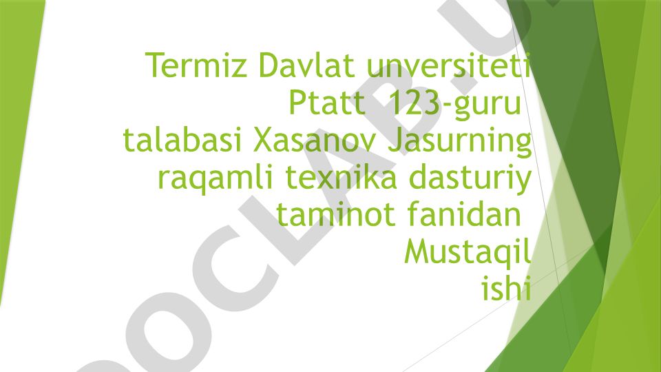 Multimedia va PowerPoint dasturining asosiy elementlari