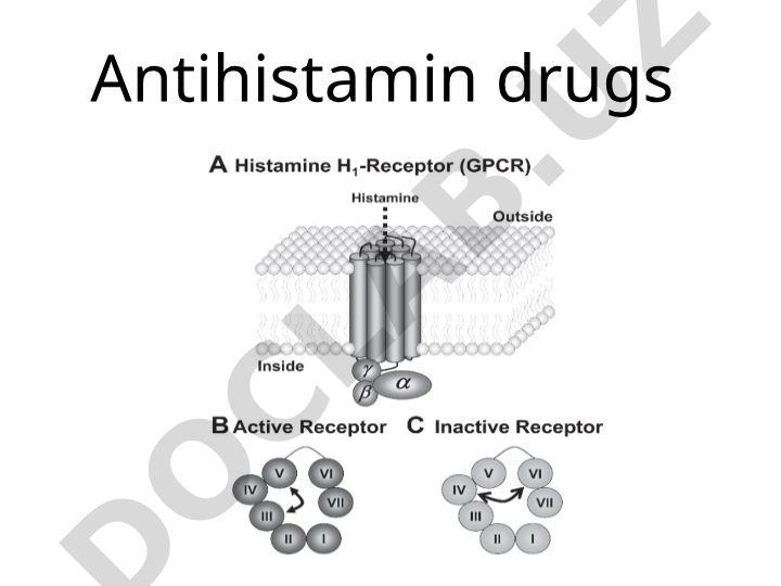 Antigistamin dorilarning avlodlari bo'yicha taqqoslash
