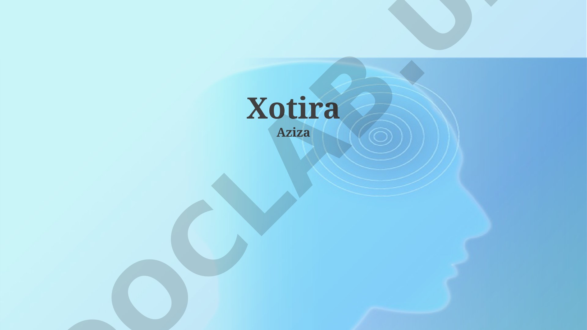 Xotira: Asoslar va Tizimlar