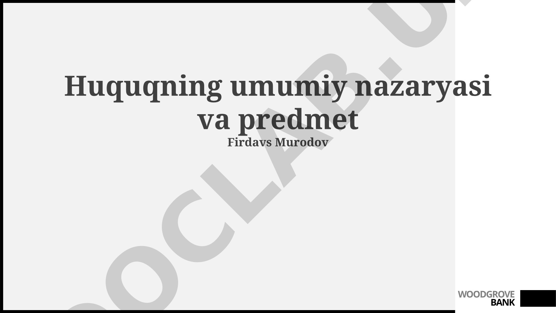 Общая теория права: понятие, признаки, источники и реализация