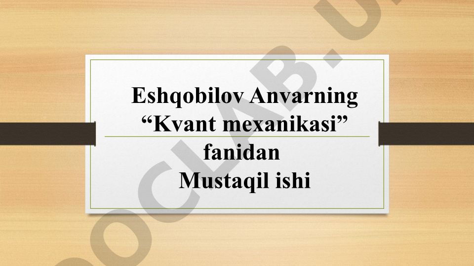 Magnit maydonda spektral chiziqlarning ajralishi