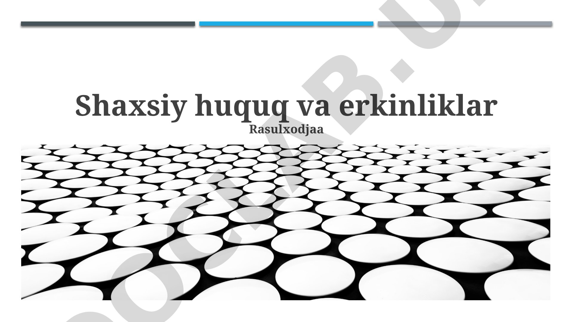 Shaxsiy huquq va erkinliklar