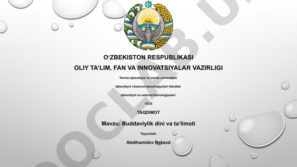 Buddaviylik dini va taʼlimoti