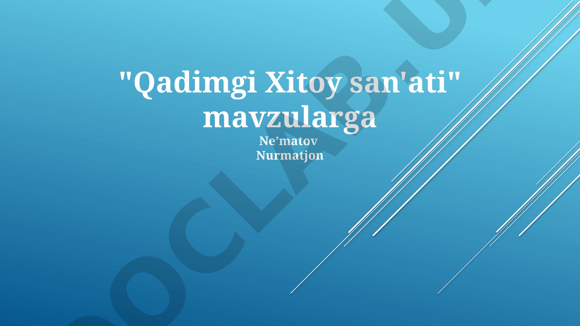 Qadimgi Xitoy san'ati