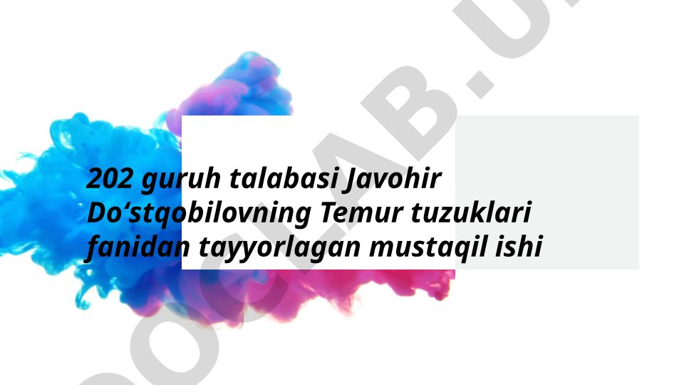 Amir Temur va Temuriylar sulolasi