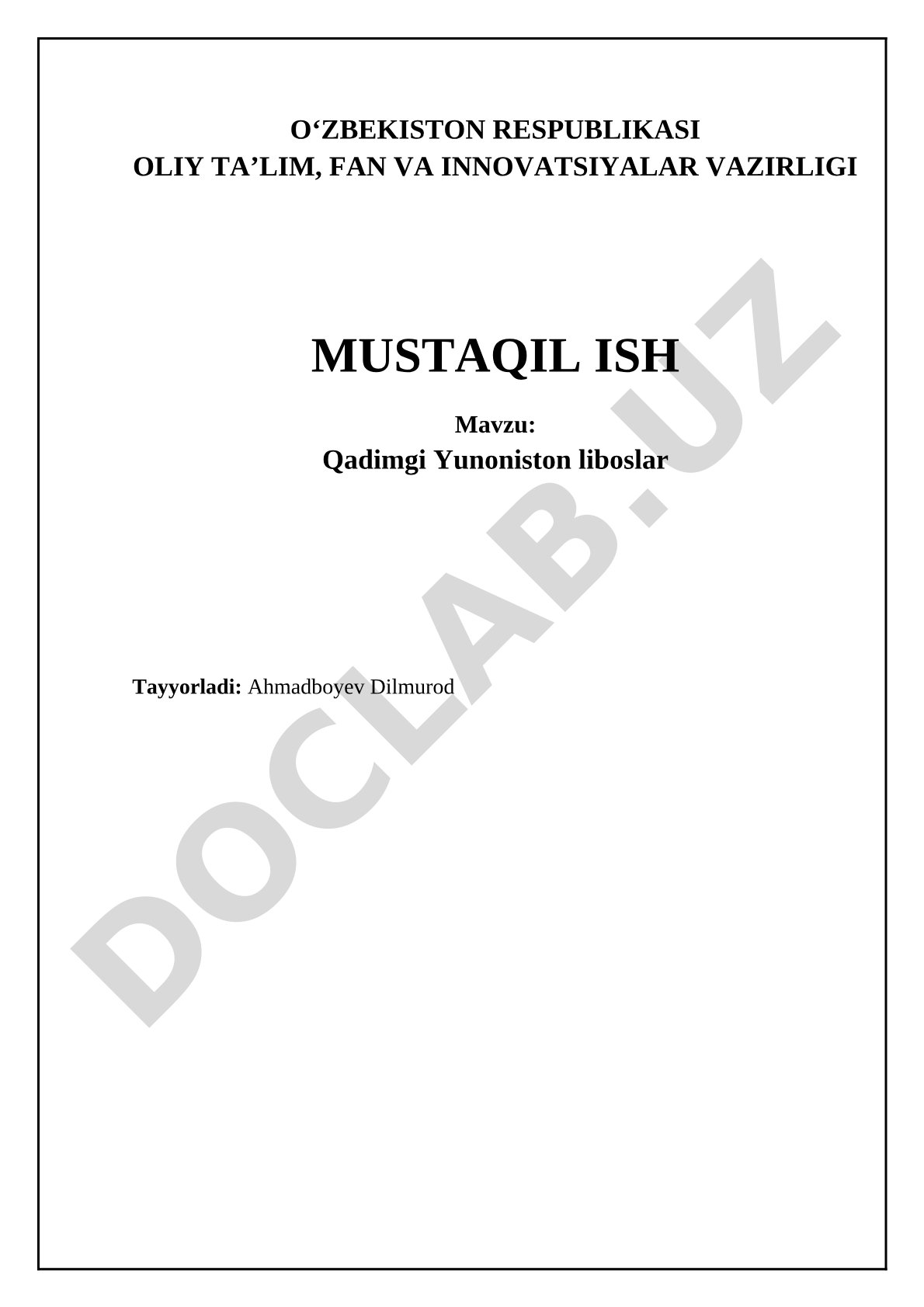 Qadimgi Yunoniston liboslar