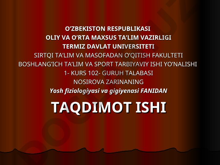 Alkogol ichimliklar insonning aqliy va jismoniy kamolotiga ta'siri