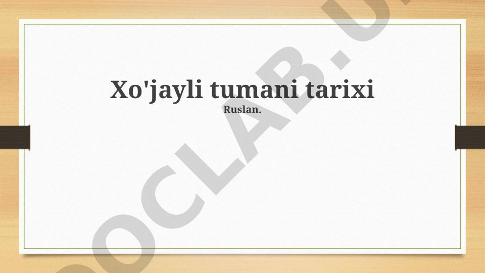 Xo'jayli tumani tarixi: kechmishi, madaniy meros va rivojlanish istiqbollari