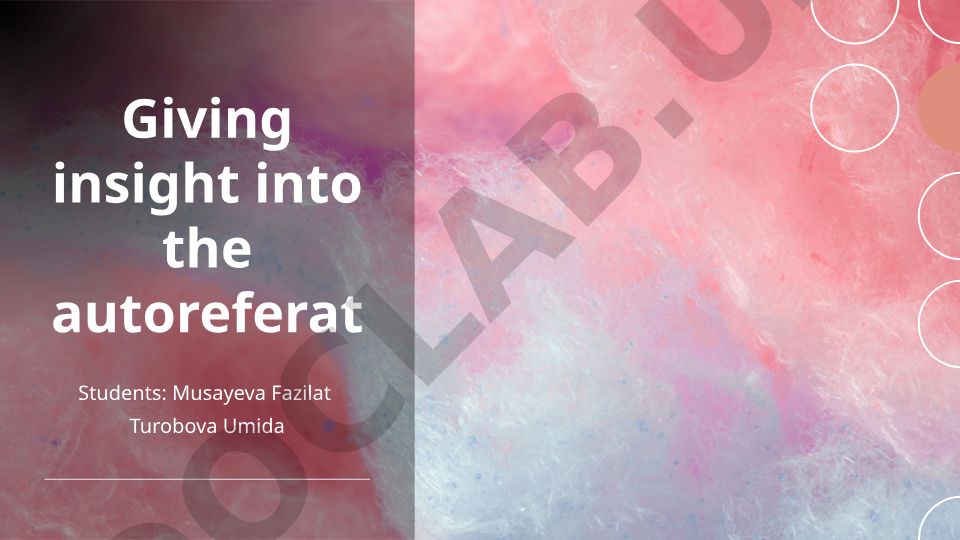 Dissertatsiya avtoreferati tuzish tartibi va talablari