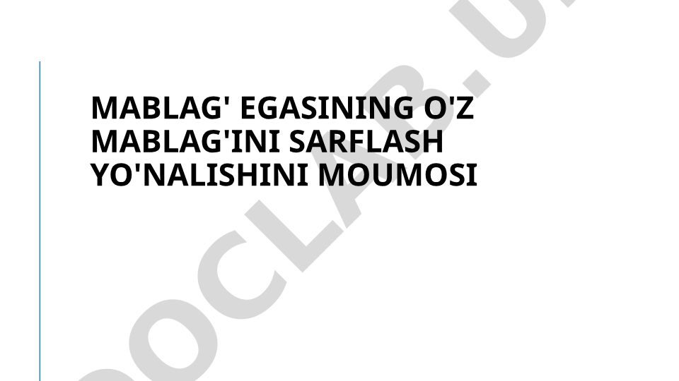 Mablag'ni sarflashni optimallashtirish strategiyalari