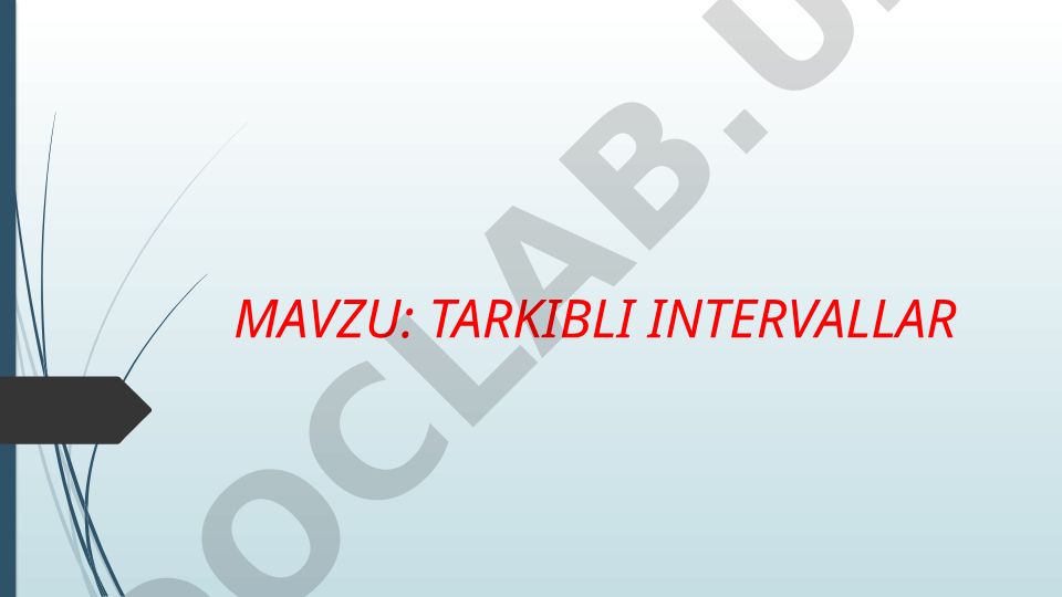 Tarkibli intervallar