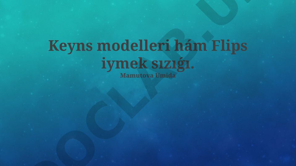 Keyns modelleri hám Fillips iyri sızıǵı