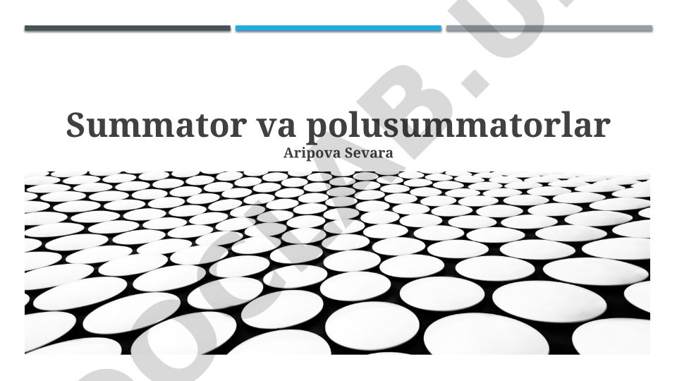 Qo'shgich va yarim qo'shgichlar: tushunchalar, ishlash prinsiplari va amaliy ilovalar