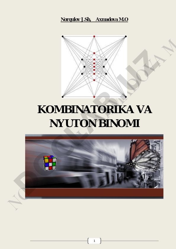 Kombinatorika va Nyuton binomi
