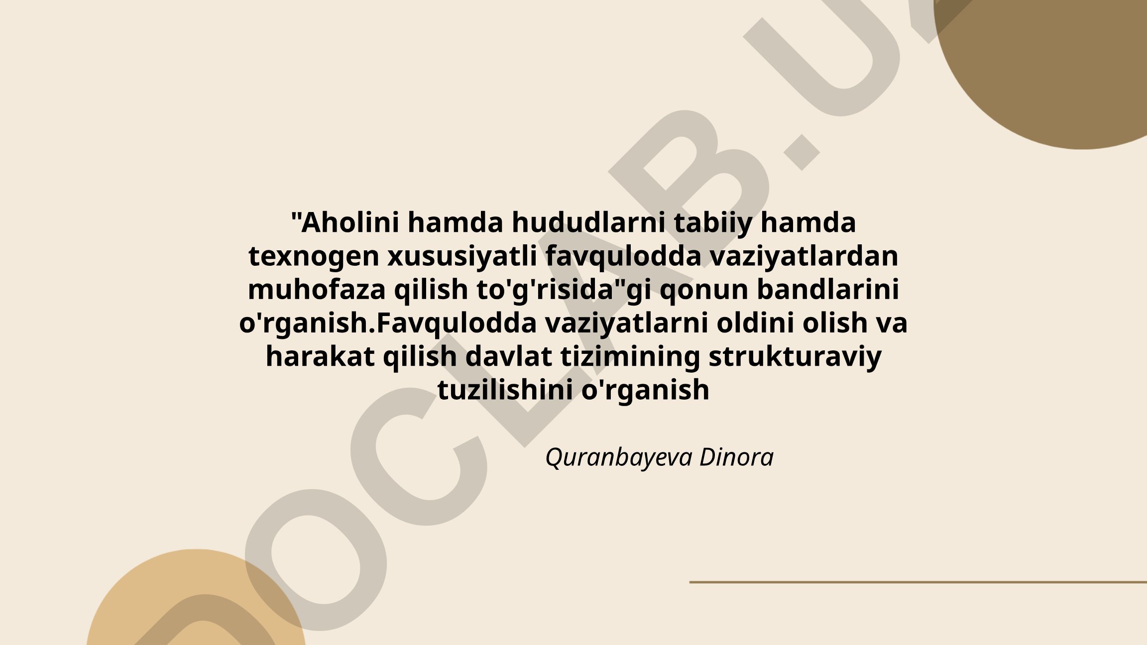 Favqulodda vaziyatlardan muhofaza qilish qonuni va davlat tizimi