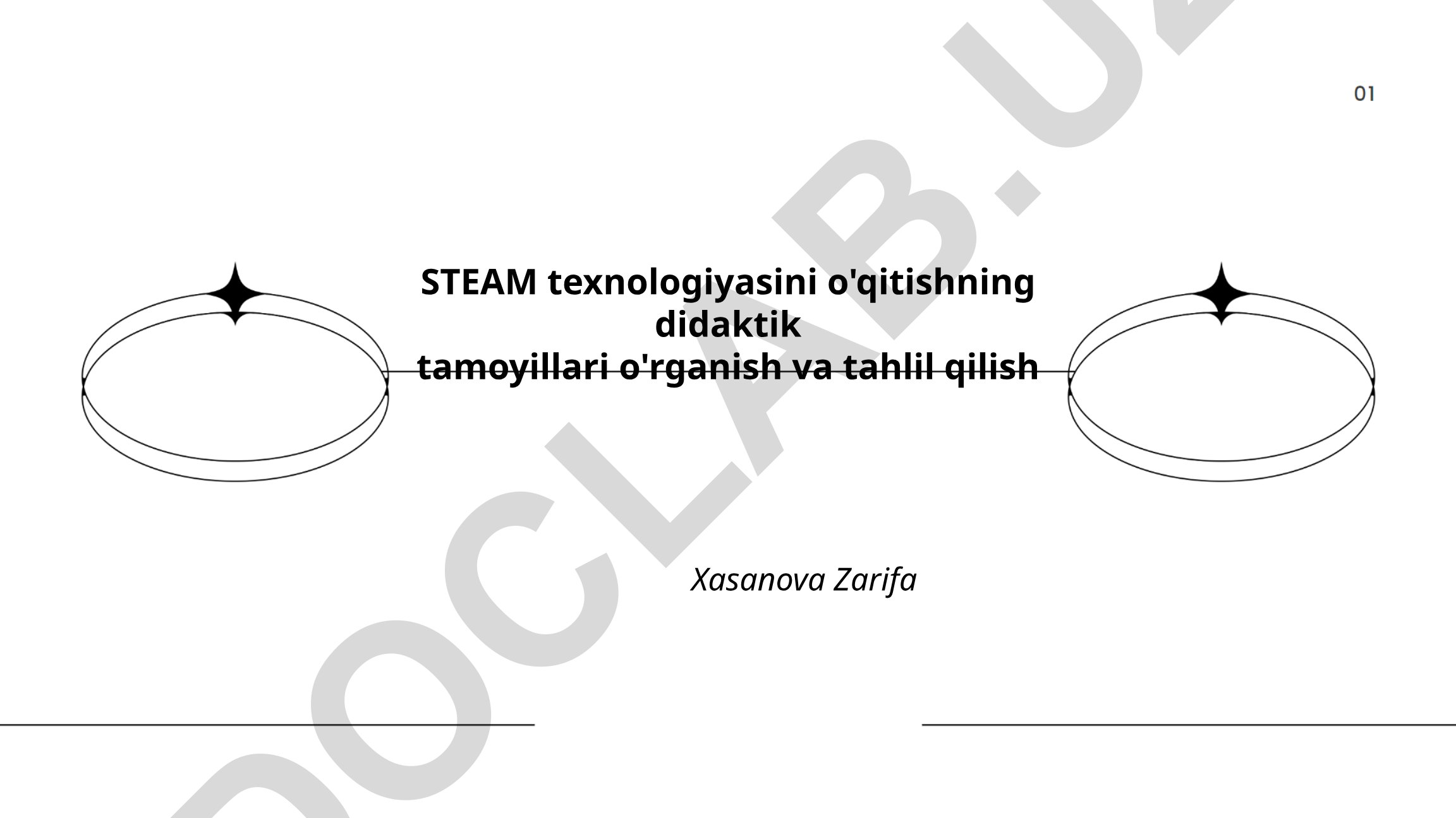 STEAM texnologiyasini o'qitishning didaktik tamoyillari