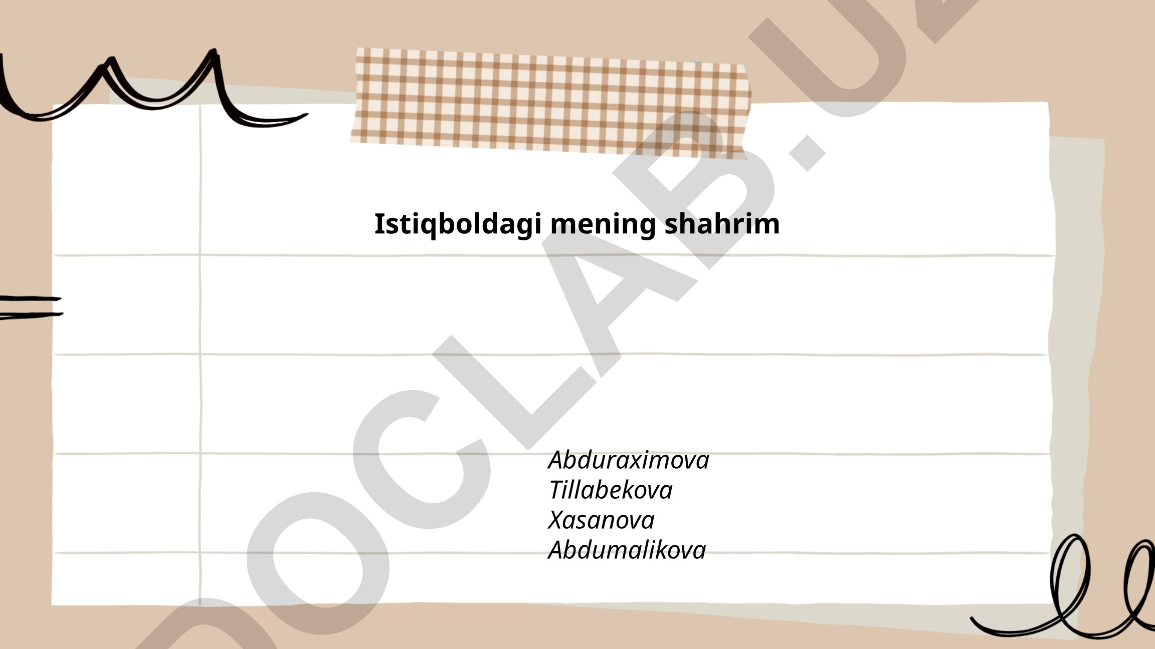 Toshkent shahri tarixi va geografiyasi