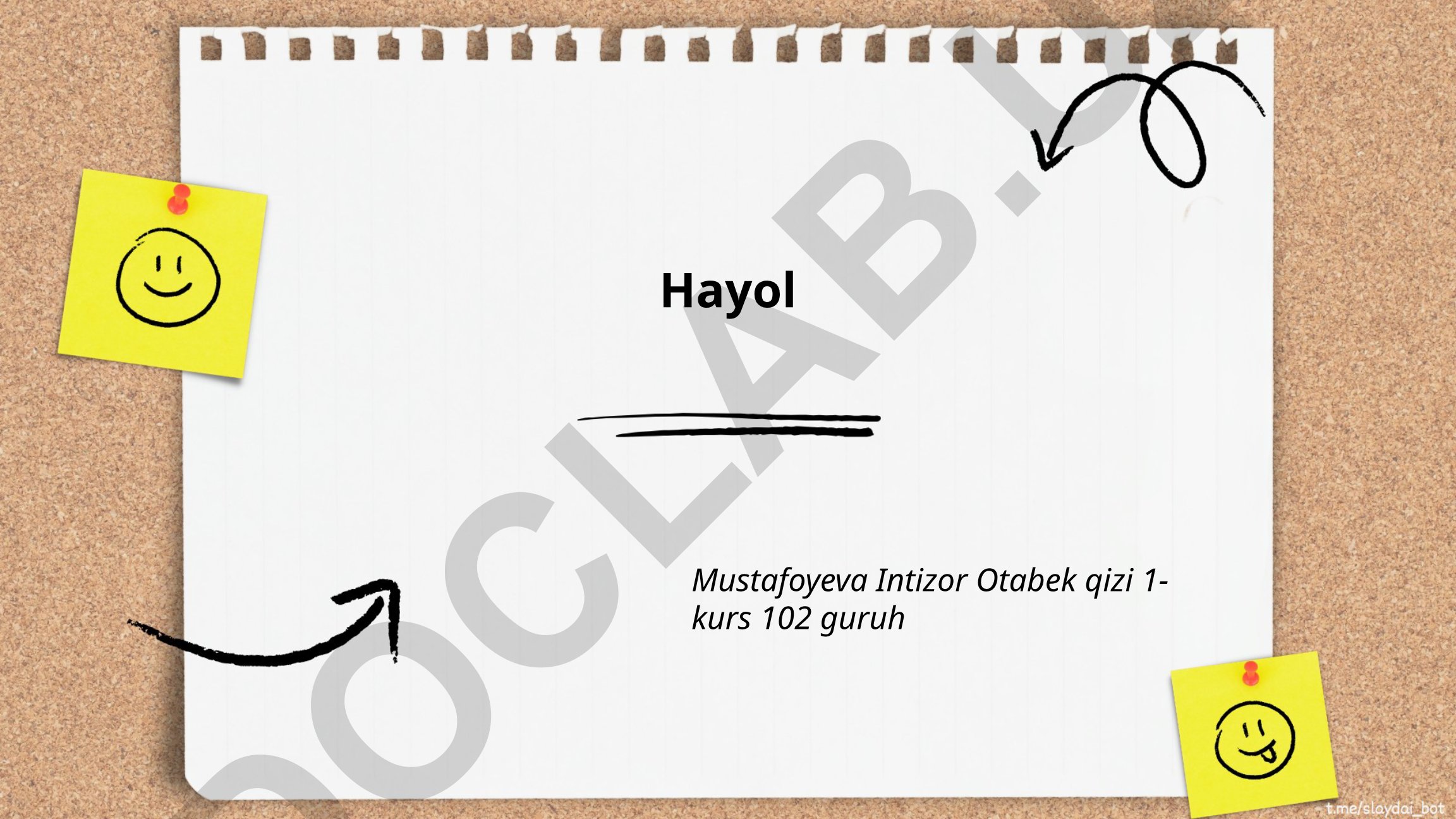 Hayol va ijodiy fikrlash
