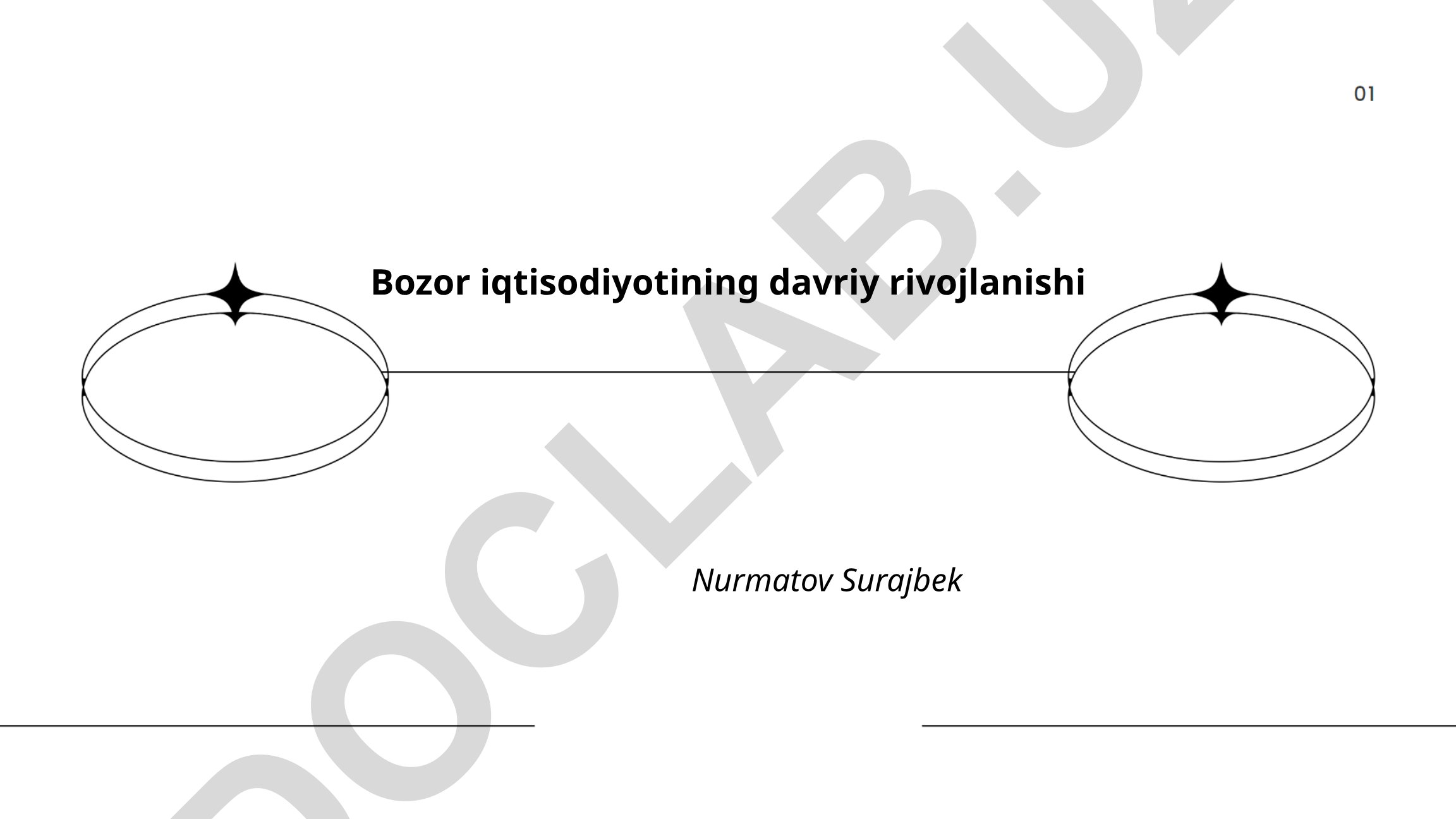 Bozor iqtisodiyotining davriy rivojlanishi