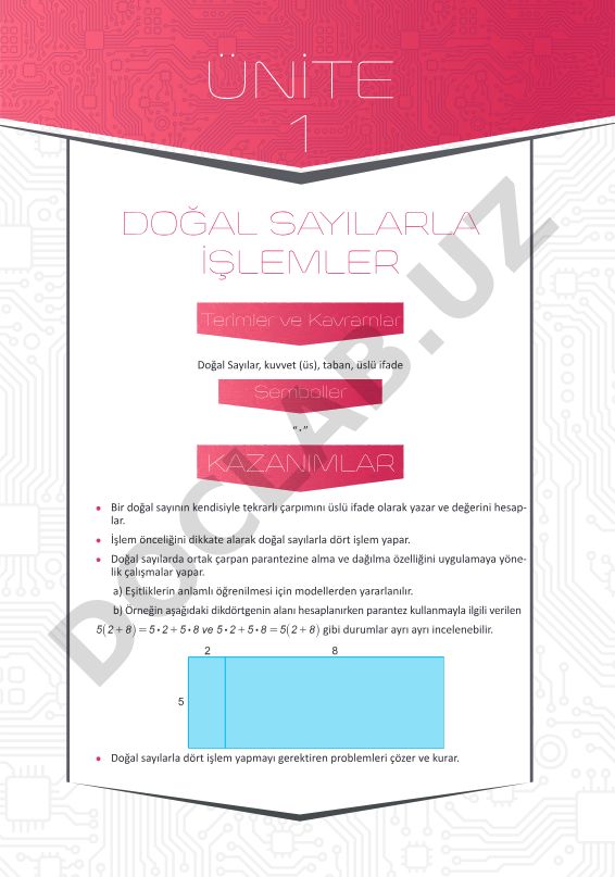 Doğal Sayılarla İşlemler