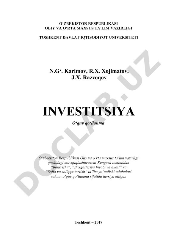 Investitsiya