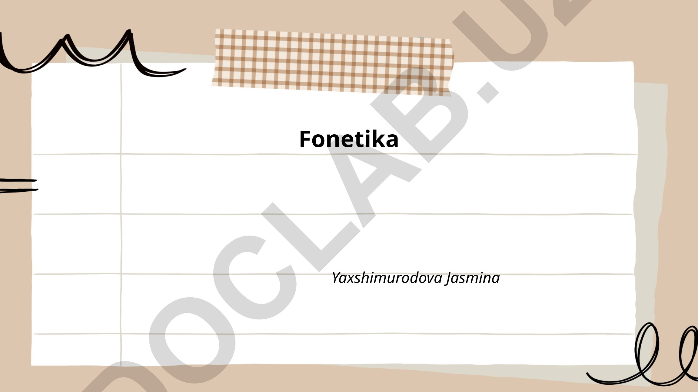 Fonetika va foneticheskaya transkriptsiya v russkom yazyke