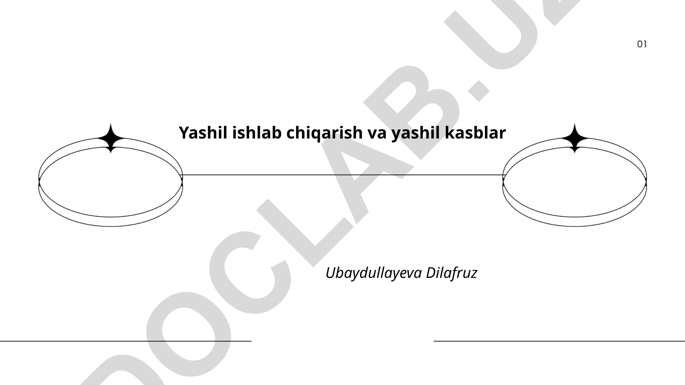 Yashil ishlab chiqarish va yashil kasblar