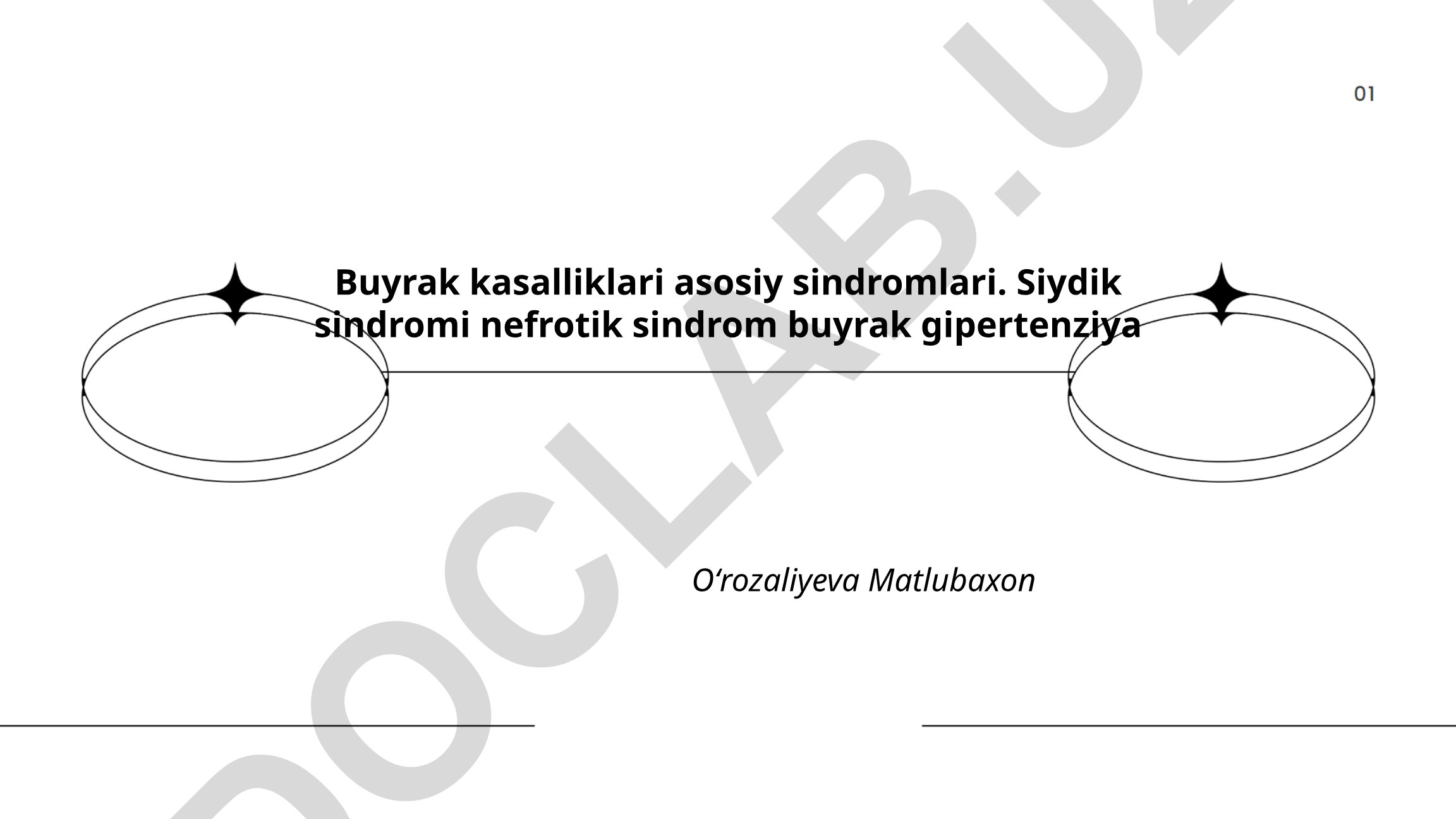 Buyrak kasalliklari asosiy sindromlari