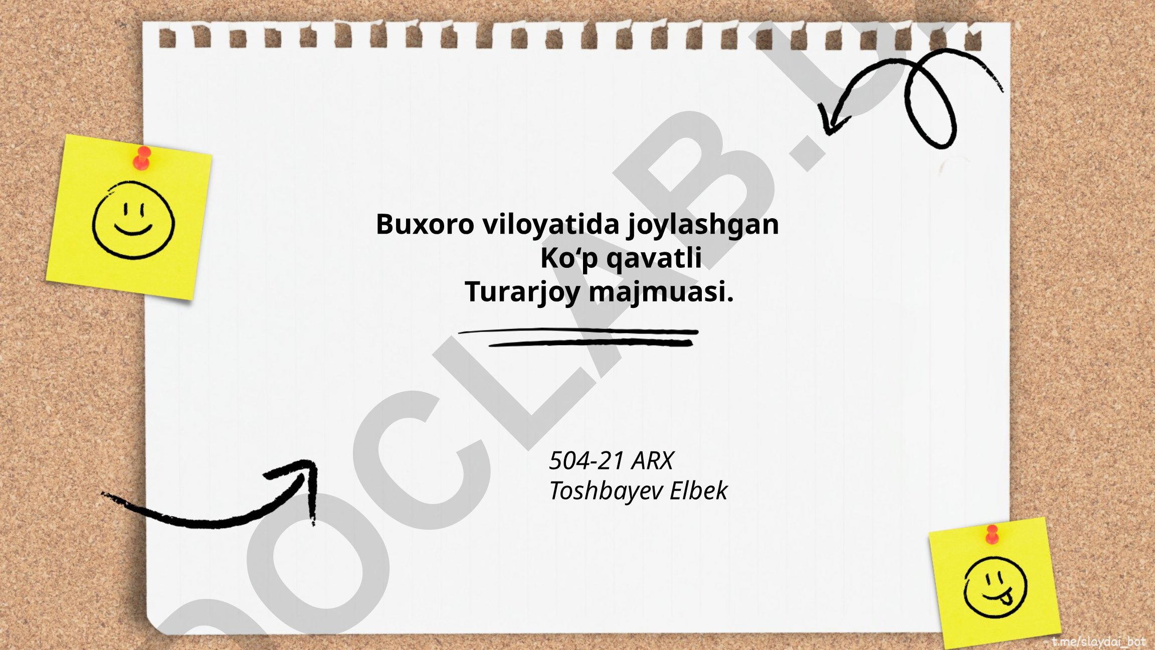 Ko‘p qavatli turarjoylar tarixi va arxitektura uslublari
