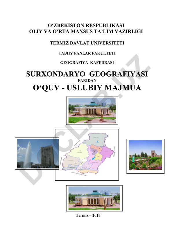 Surxondaryo viloyatining geografiyasi