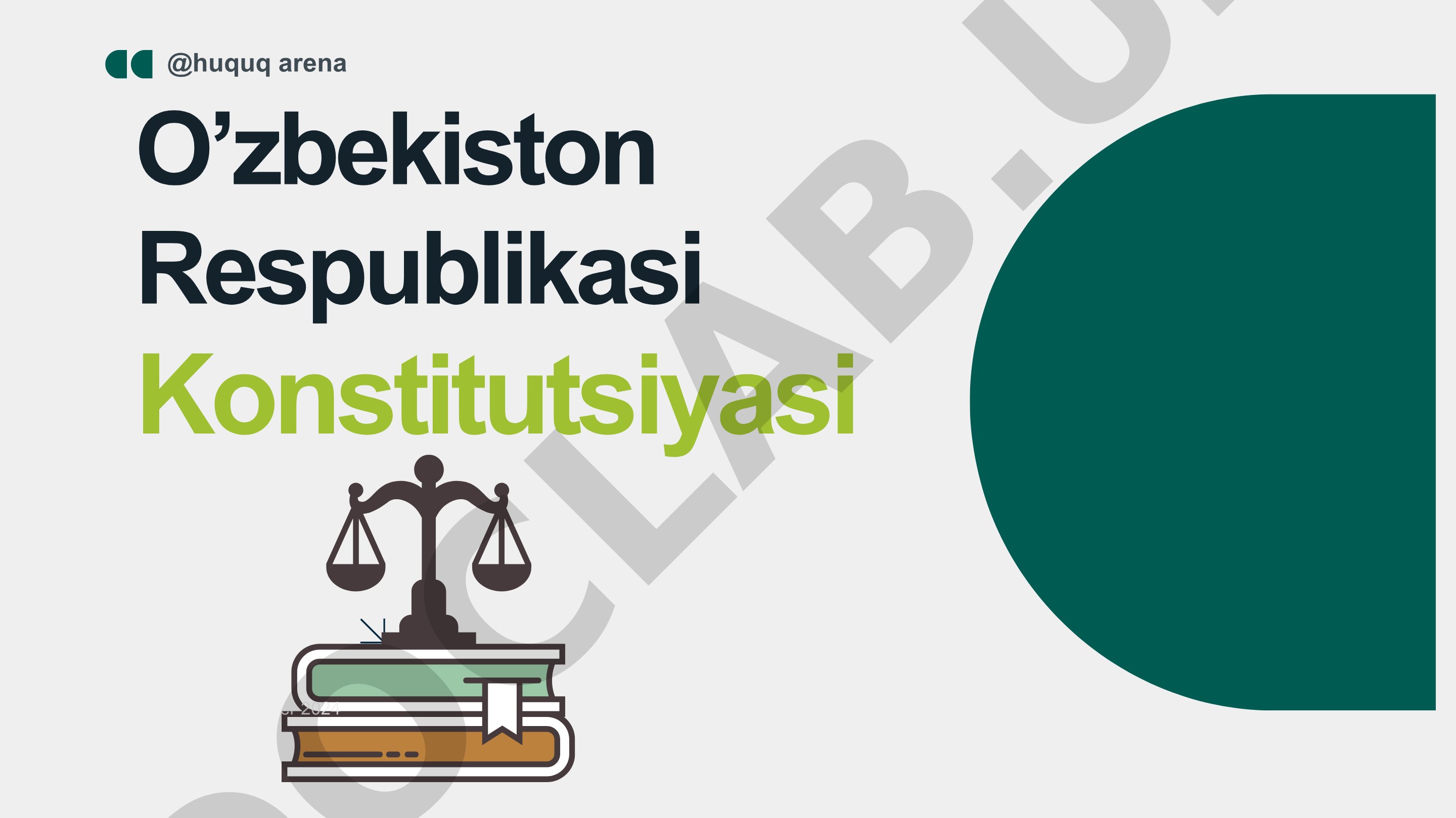O'zbekiston Respublikasi Konstitutsiyasi