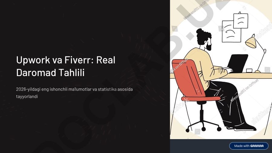 Upwork va Fiverr platformalarida real daromad tahlili