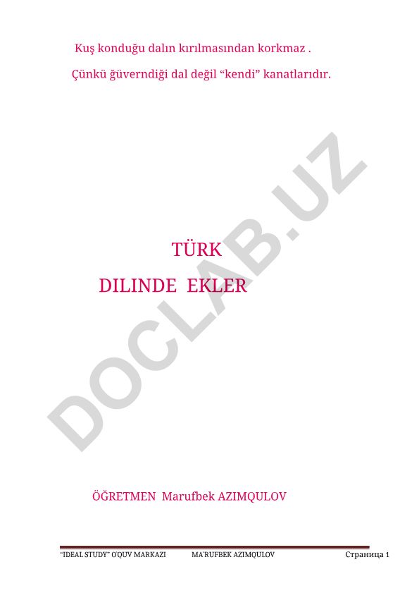 Türk dilinde ekler öğretimi