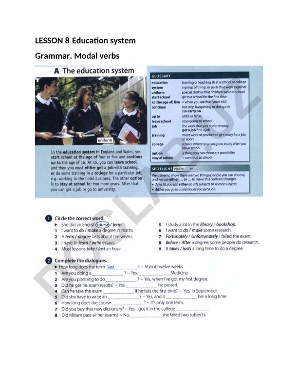 Modal fe'llar grammatikasi va ta'lim tizimi