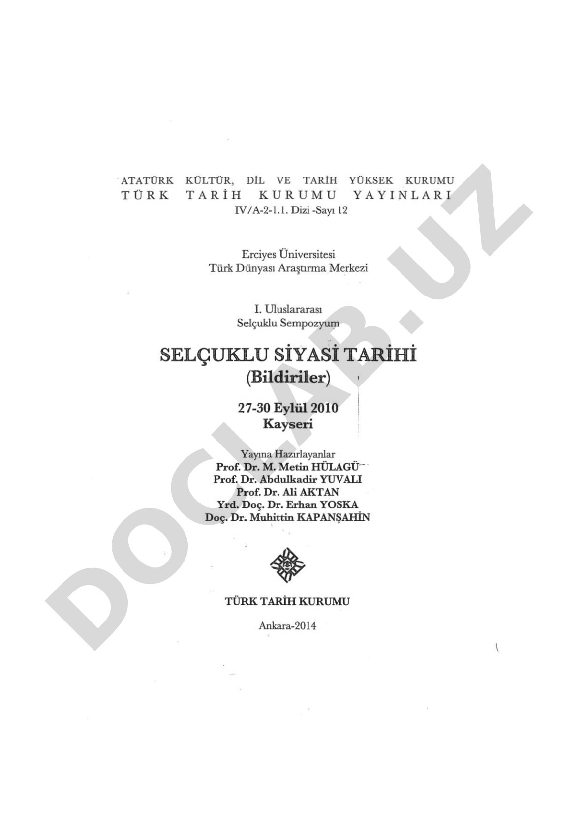 Selçuklu Çağında Harezm
