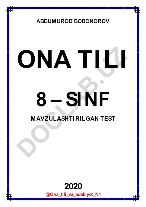 Ona tili adabiy nutq va sheva nutqi farqlari