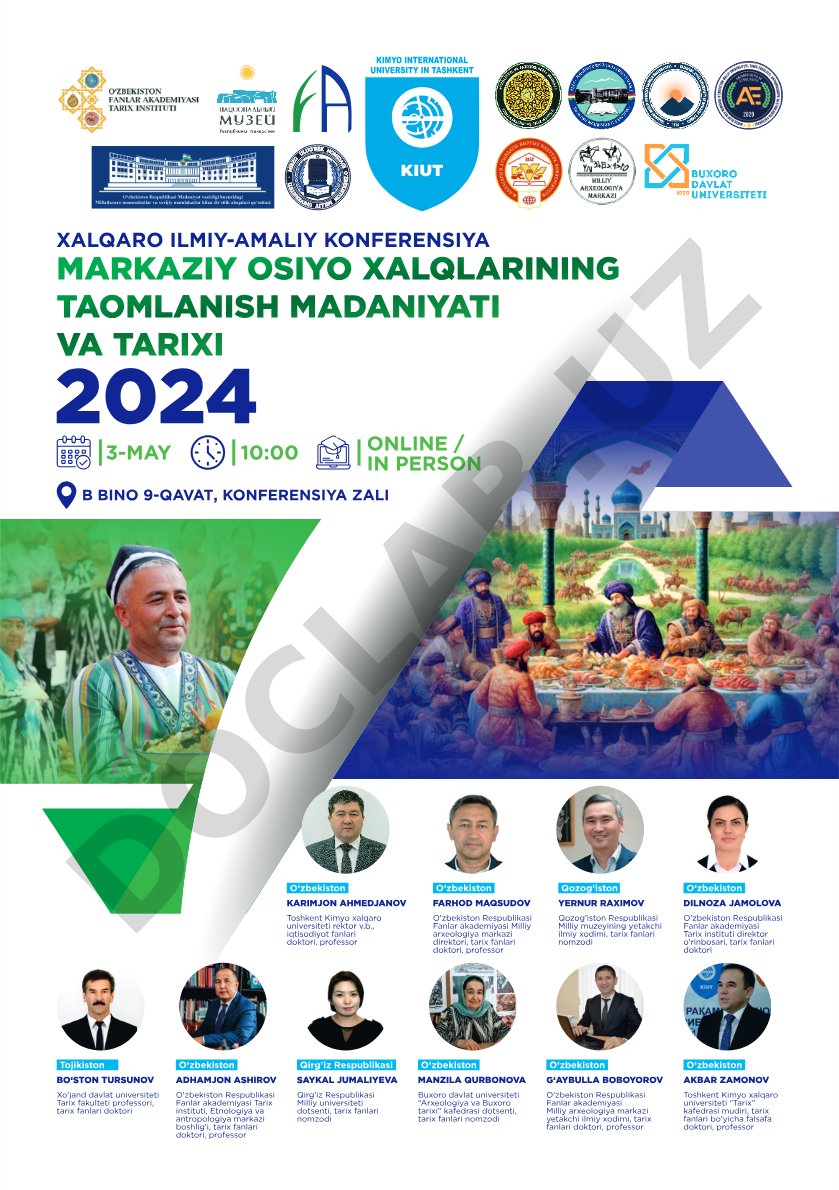 Markaziy Osiyo xalqlarining taomlanish madaniyati va tarixi