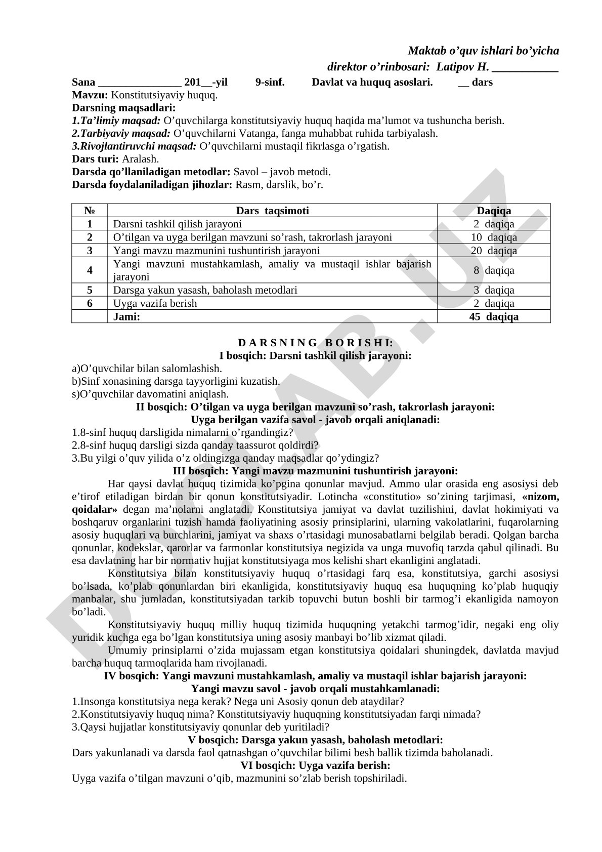 Konstitutsiyaviy huquq